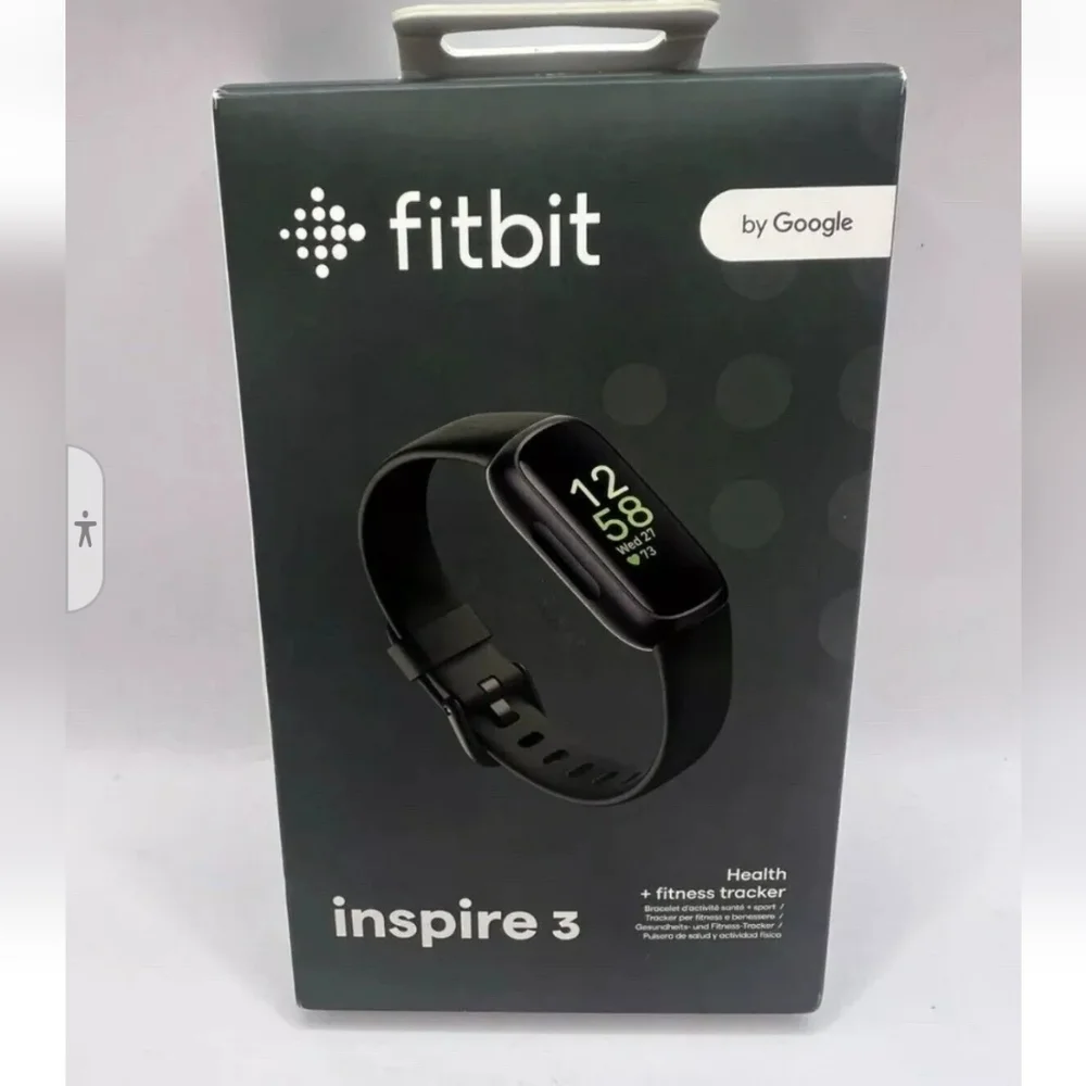 NEW Fitbit Inspire 3 Health & Fitness Tracker-Midnight Zen/Black FACTORY SEALED